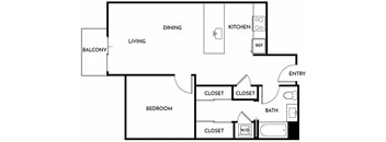 Floorplan A5 at Lyric in Walnut Creek, CA