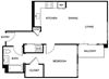Floorplan A6 Floorplan A6 at Lyric in Walnut Creek, CA