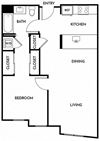 Floorplan A8 Floorplan A8 at Lyric in Walnut Creek, CA