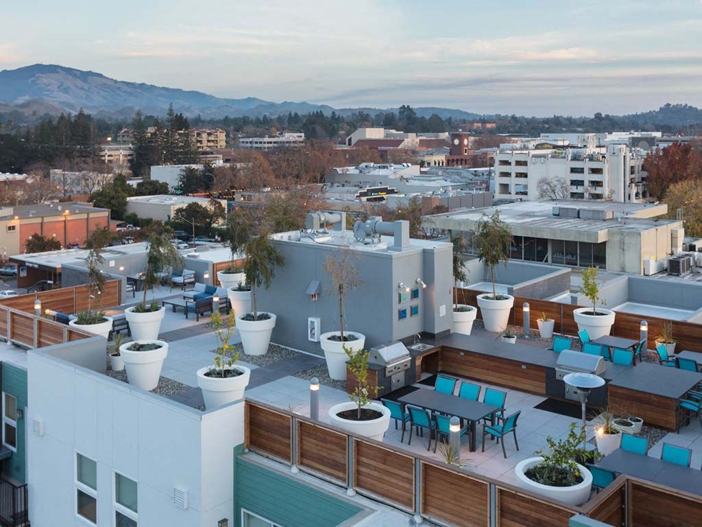 Rooftop view at Lyric, Walnut Creek, California