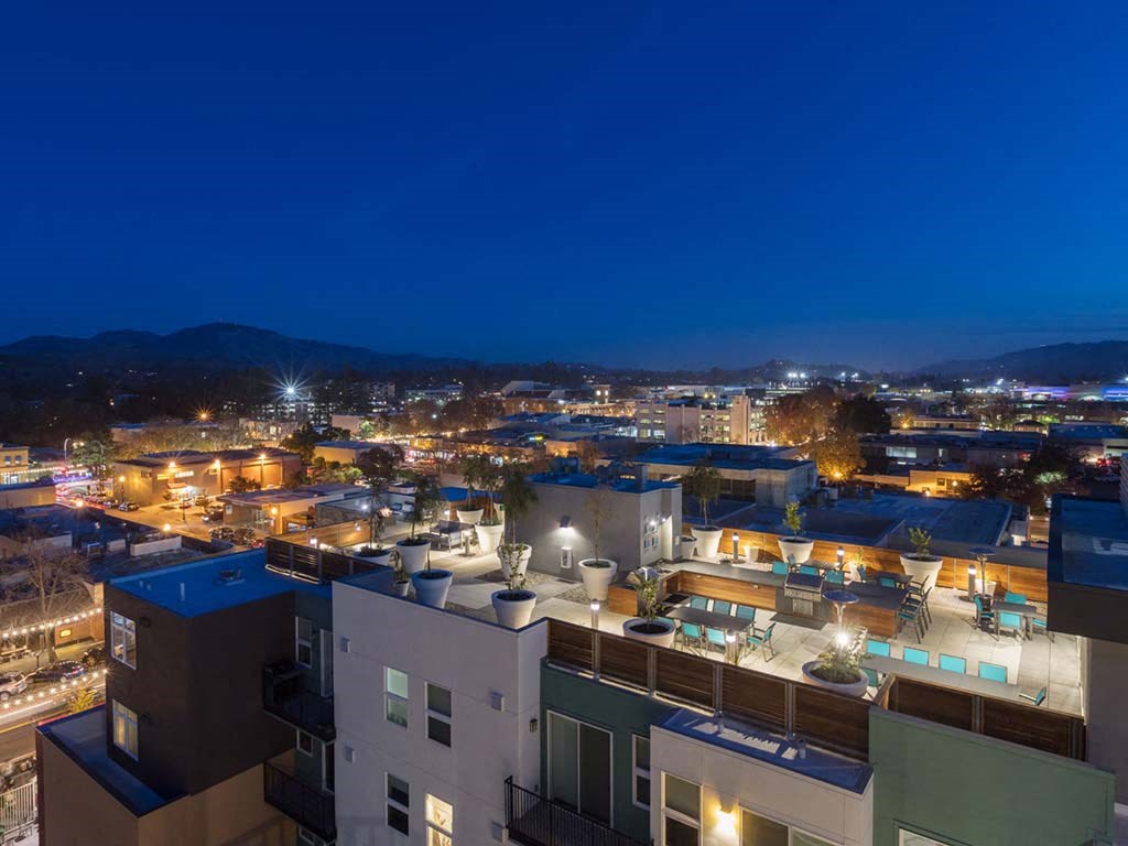 Exterior rooftop view at Lyric, Walnut Creek, 94596