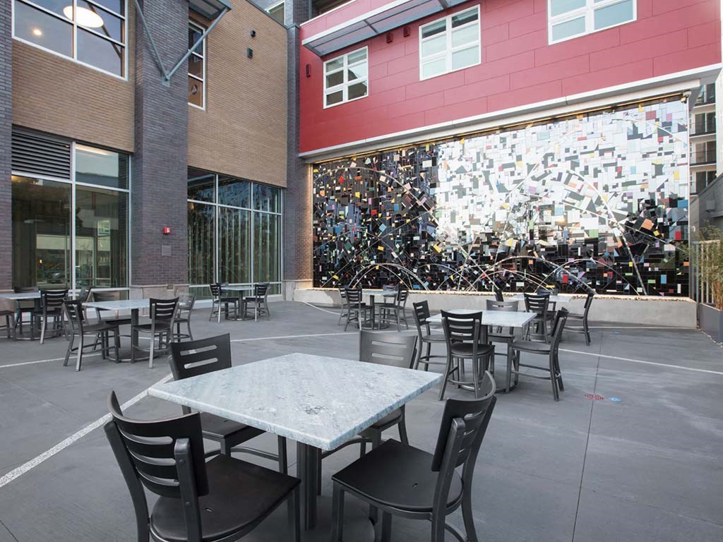 Outdoor common area at Lyric, Walnut Creek, California