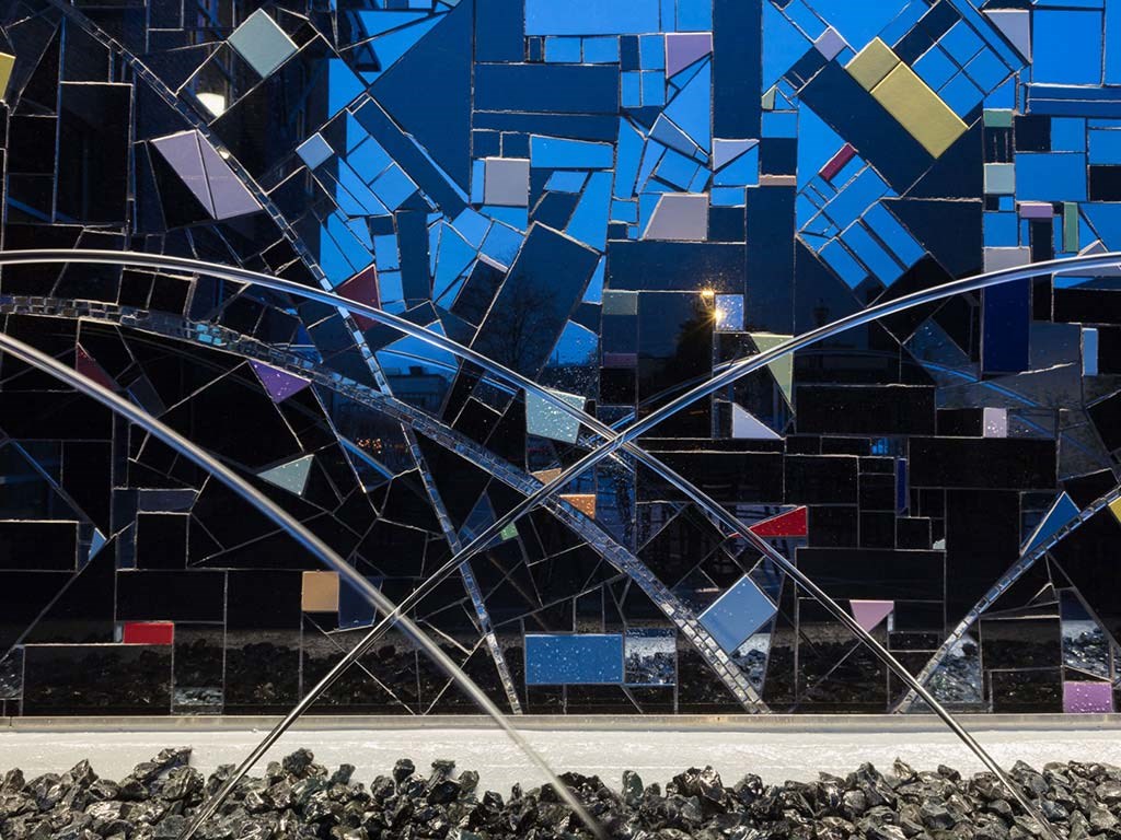 Photo of outdoor art installation at Lyric, Walnut Creek