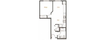 A1 Floor Plan at Cook Street, Portland