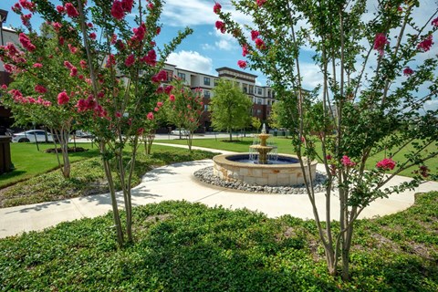Beautiful Fountain at Berkshire Spring Creek, Garland, Texas