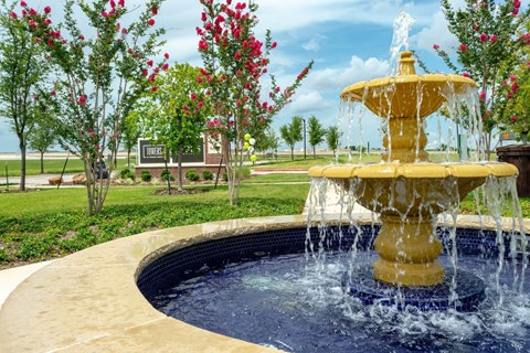 Courtyards With Trickling Fountains at Berkshire Spring Creek, Texas, 75044