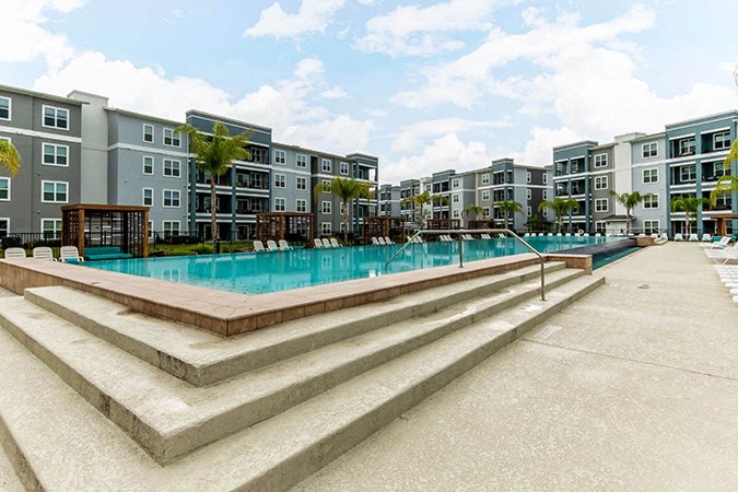 Twilight Pool at Berkshire Creekside, New Braunfels