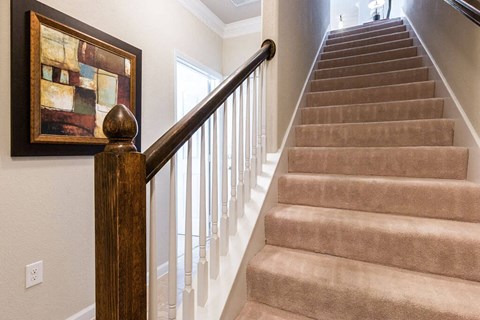 Designed Staircase at Villages of Briggs Ranch, Texas, 78245