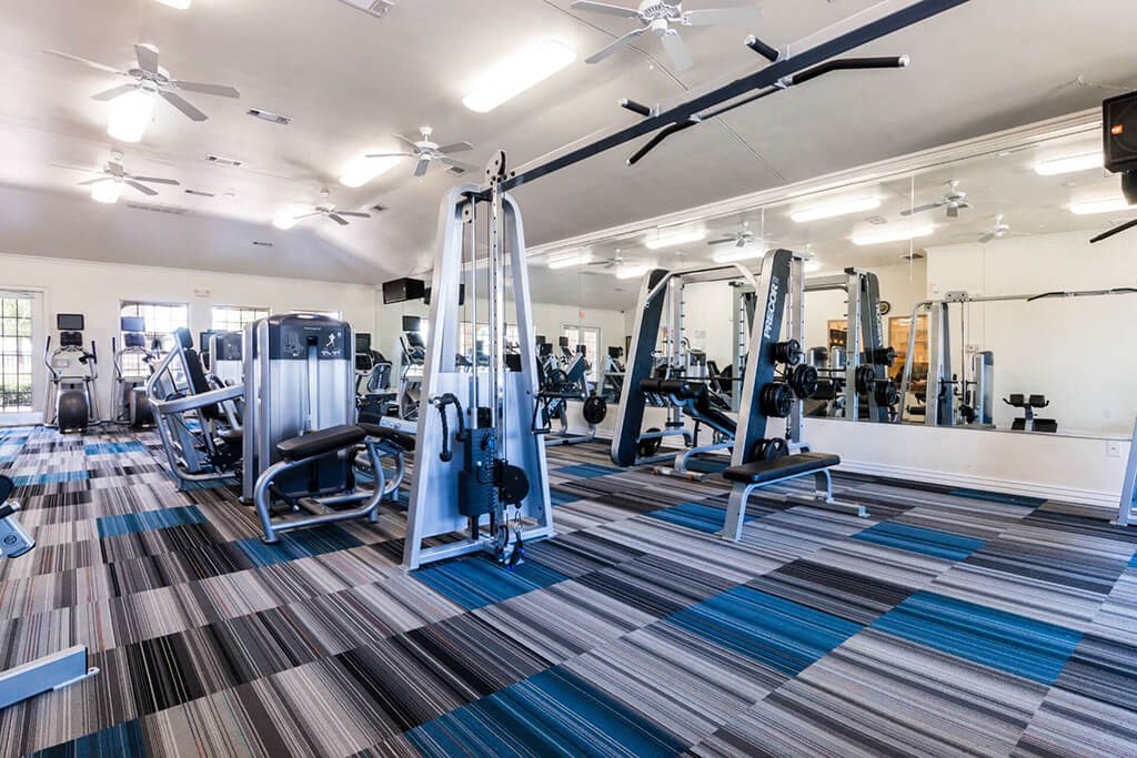Modern Fitness Center at Villages of Briggs Ranch, Texas, 78245