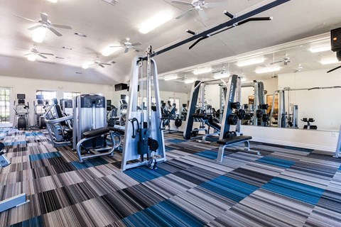 Modern Fitness Center at Villages of Briggs Ranch, Texas, 78245