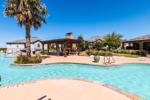 Crystal Clear Swimming Pool at Villages of Briggs Ranch, San Antonio, 78245