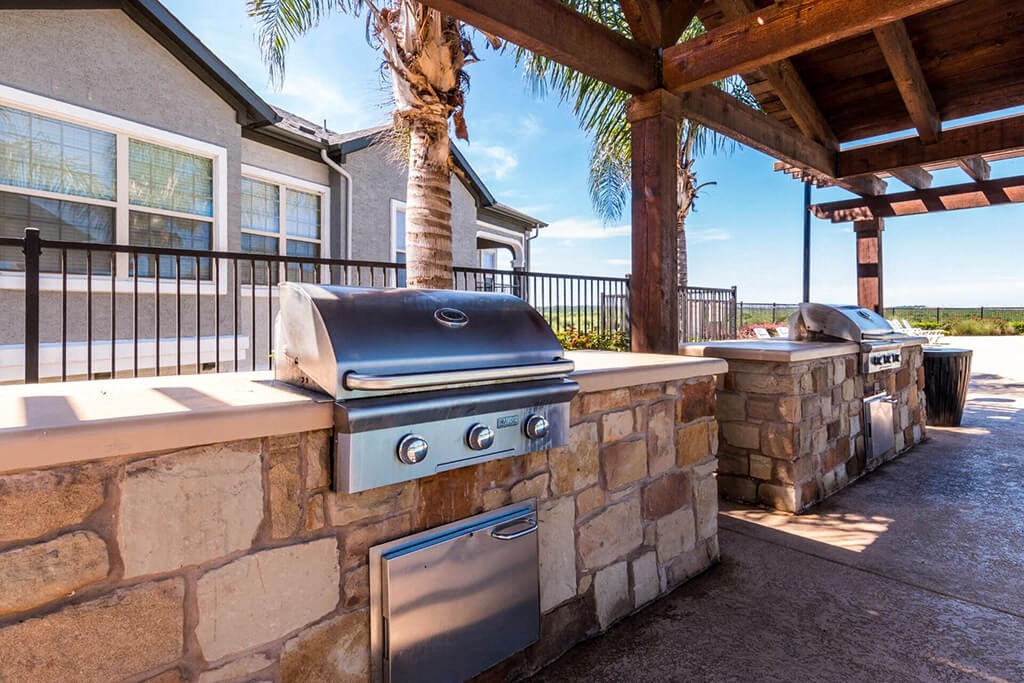 Poolside Grilling Stations at Villages of Briggs Ranch, San Antonio, TX, 78245