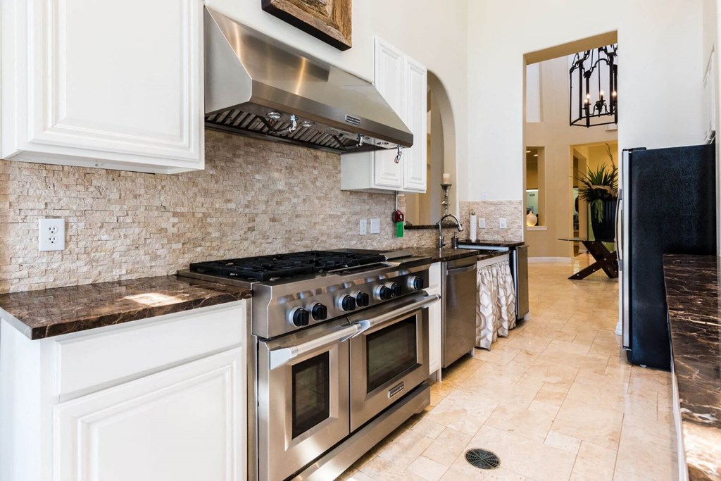 Efficient Appliances In Kitchen at Villages of Briggs Ranch, Texas