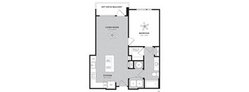 A4 Floor Plan at Berkshire Winter Park, Winter Park, Florida