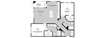 B2 Floor Plan at Berkshire Winter Park, Florida