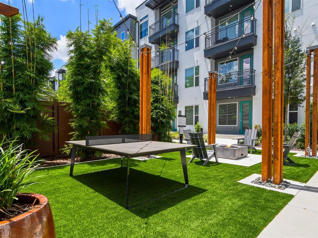 Outdoor Fireside Lounge & Gaming  at Berkshire Winter Park, Winter Park, Florida