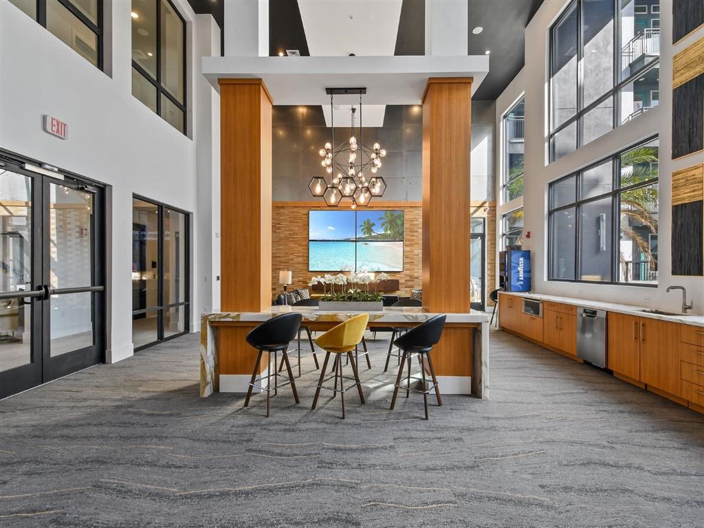 Lobby &  Lounge & Work-From-Home Pods at Berkshire Winter Park, Florida