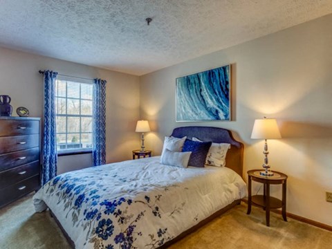 Gorgeous Bedroom at Lake Forest Apartments, Westerville, OH, 43081