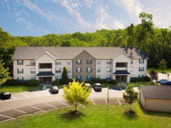 Wooded views Lake Forest Apartments