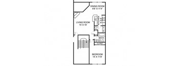 A1 floor plan Kensington Grove apartments
