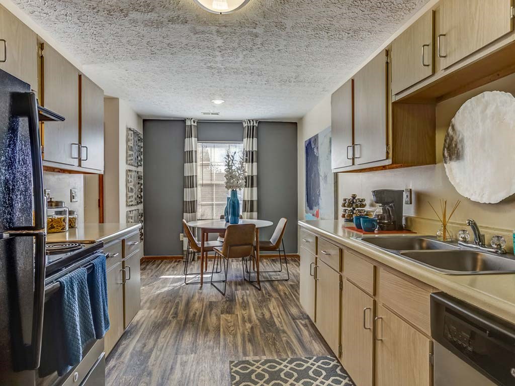 Kitchen gallerry at Bedford Commons Apartments & Heathermoor Apartments, Ohio