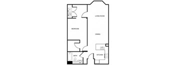 a floor plan of a house