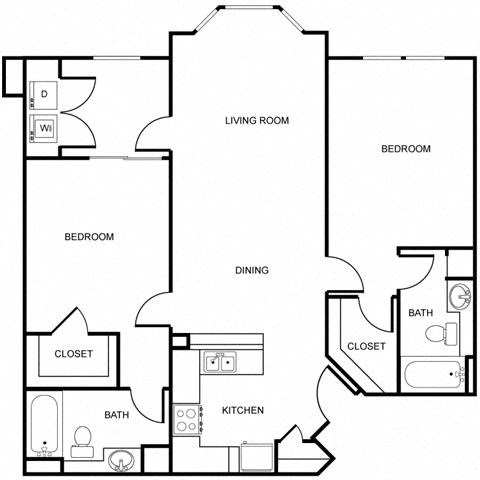 a floor plan of a house