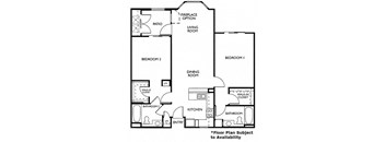 a floor plan of a house