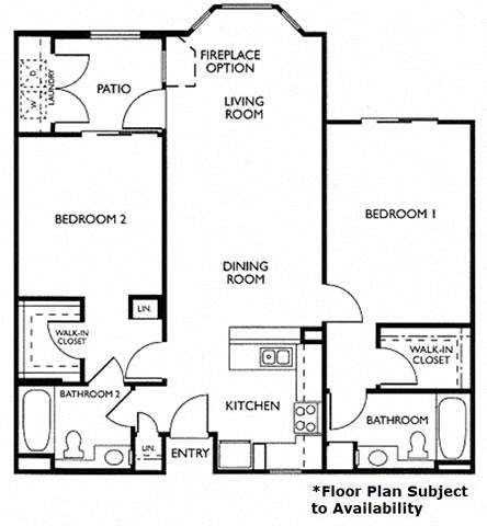 a floor plan of a house