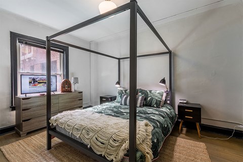 The Edison apartments spacious bedroom