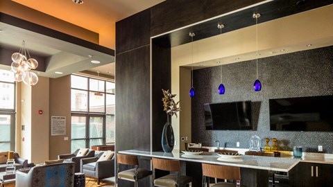 socialounge at Reveal Hackensack apartments