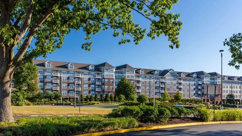 an exterior view of Reveal Hackensack apartments at414 Hackensack AveHackensack, NJ 07601