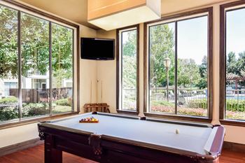 Palm Valley social lounge with billiards