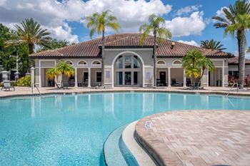a view of the pool at Verano apartments