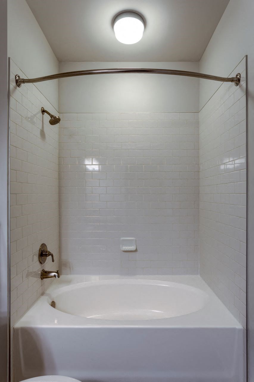 bathroom with soaking tub and tile surround at Artisan on 18th, Tennessee, 37203