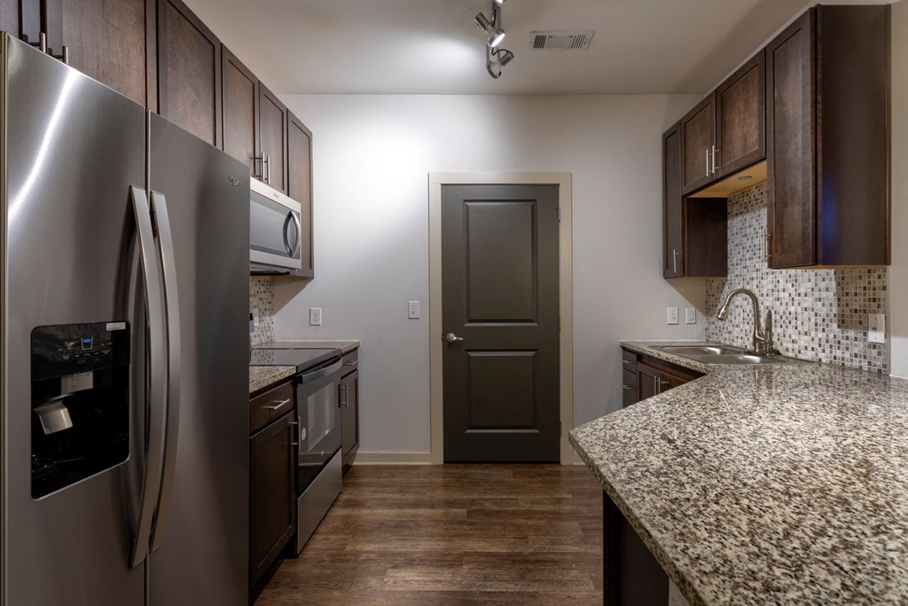 Granite Counter Tops In Kitchen at Artisan on 18th, Nashville, TN, 37203