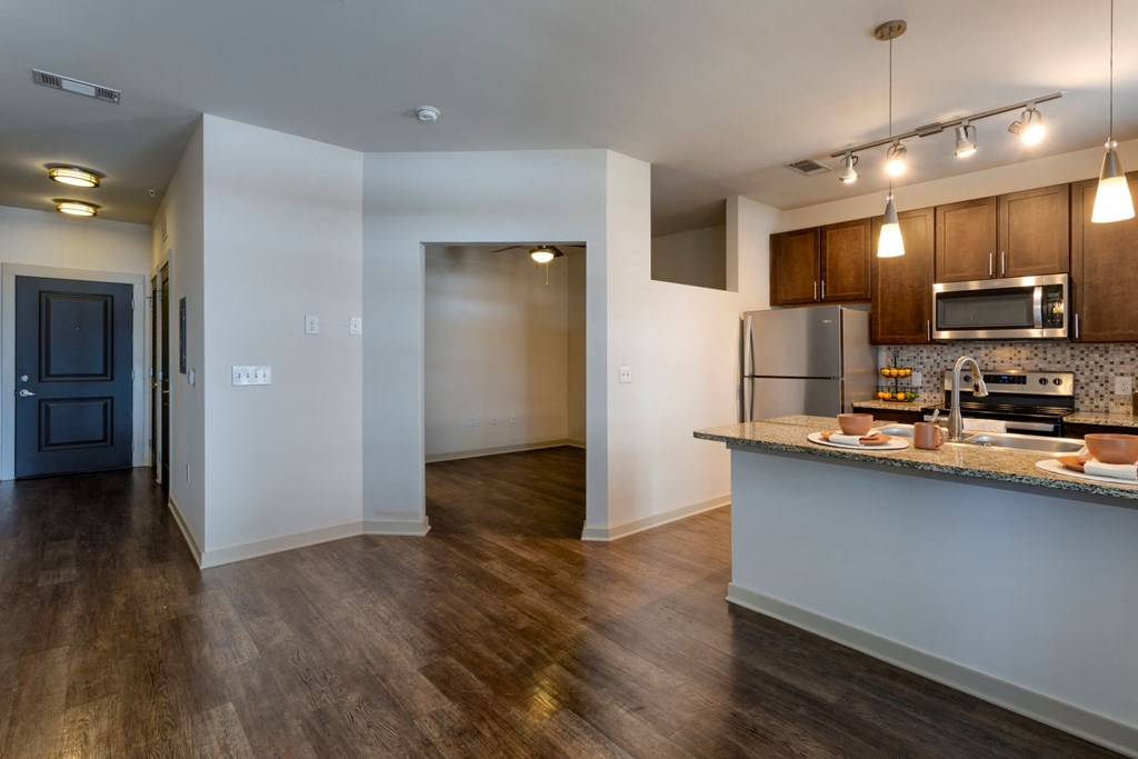 Wood Floor Dining Room at Artisan on 18th, Nashville