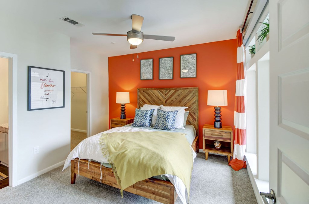 Spacious bedroom at Berkshire Chapel Hill apartments