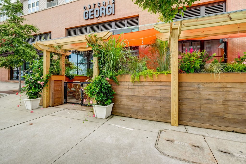 Dining and Retail at Berkshire Chapel Hill apartments