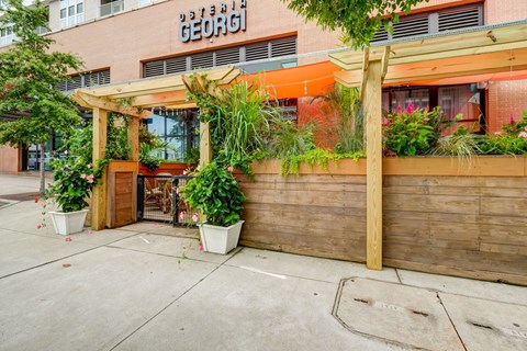 Dining and Retail at Berkshire Chapel Hill apartments