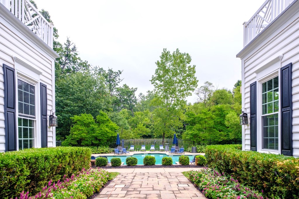 walkway to swimming pool