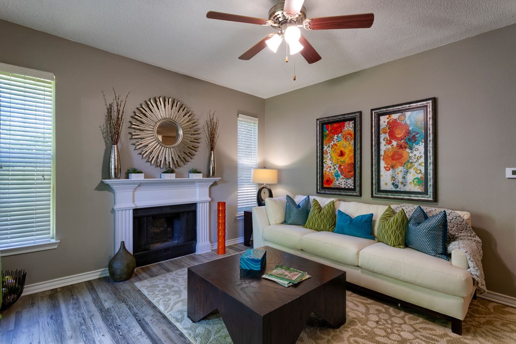 Modern Living Room at Wyndchase Aspen Grove, Franklin, Tennessee