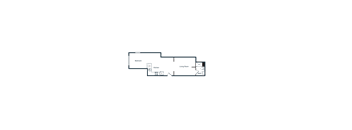 A floor plan of a house with labeled rooms.