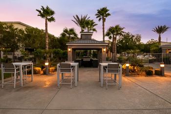 South Blvd outdoor grilling area