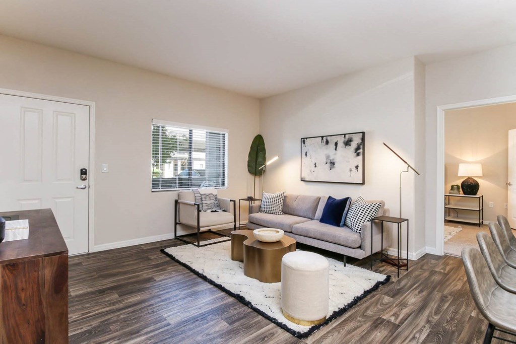 South Blvd apartments with hardwood-inspired flooring