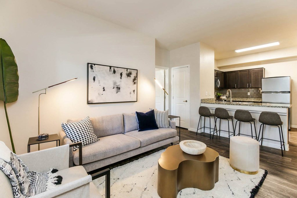 South Blvd spacious open-concept living area