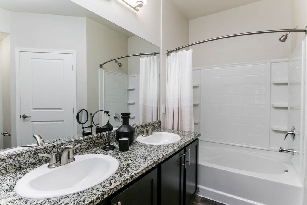 South Blvd apartments modern bathroom