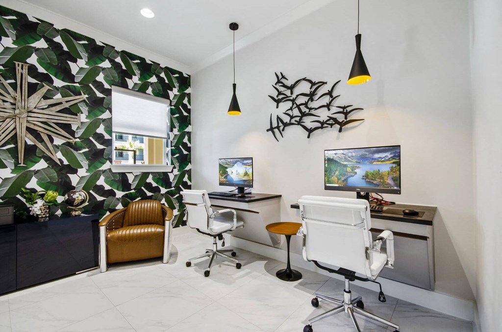 Office area atReveal at Bayside, Rowlett, 75088