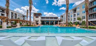 Pool Side Relaxing Area at Retreat at the Rim, San Antonio, 78287 - Photo Gallery 5