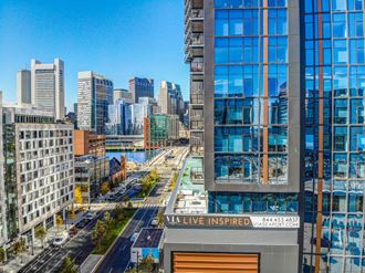 Boston Seaport Apartments with Balconies and Scenic Views